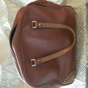 Franchi Brown Leather Handbag